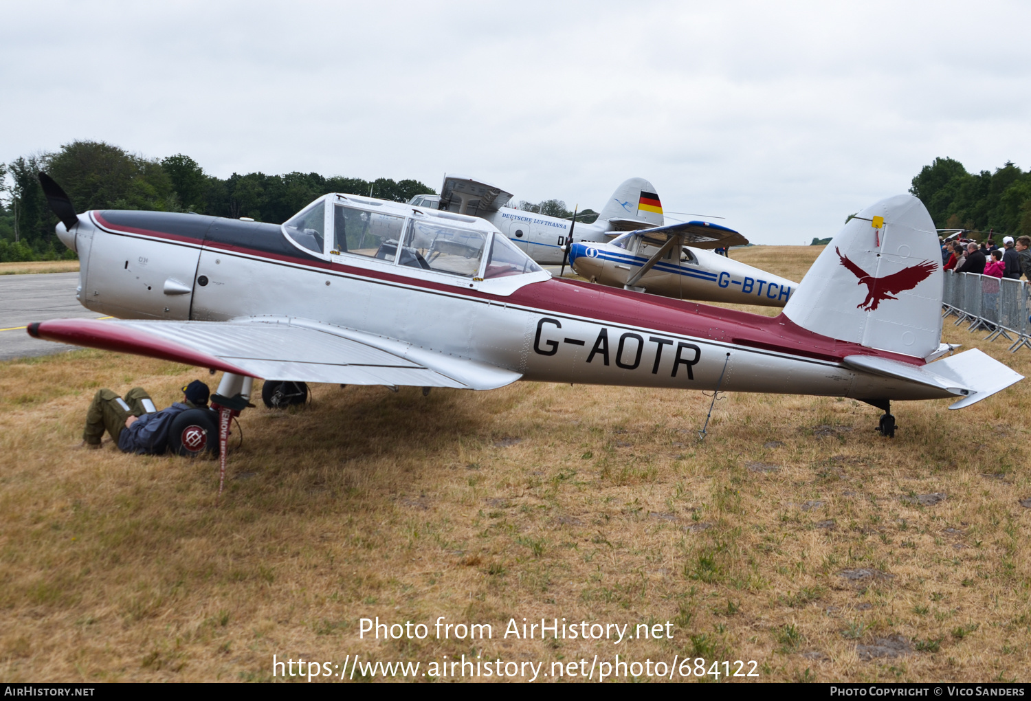 Aircraft Photo of G-AOTR | De Havilland DHC-1 Chipmunk Mk22 | AirHistory.net #684122