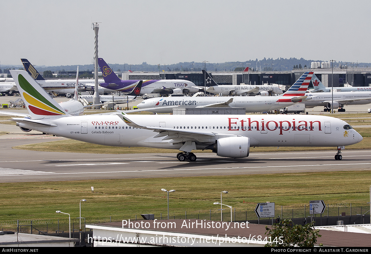 Aircraft Photo of ET-AVB | Airbus A350-941 | Ethiopian Airlines | AirHistory.net #684145