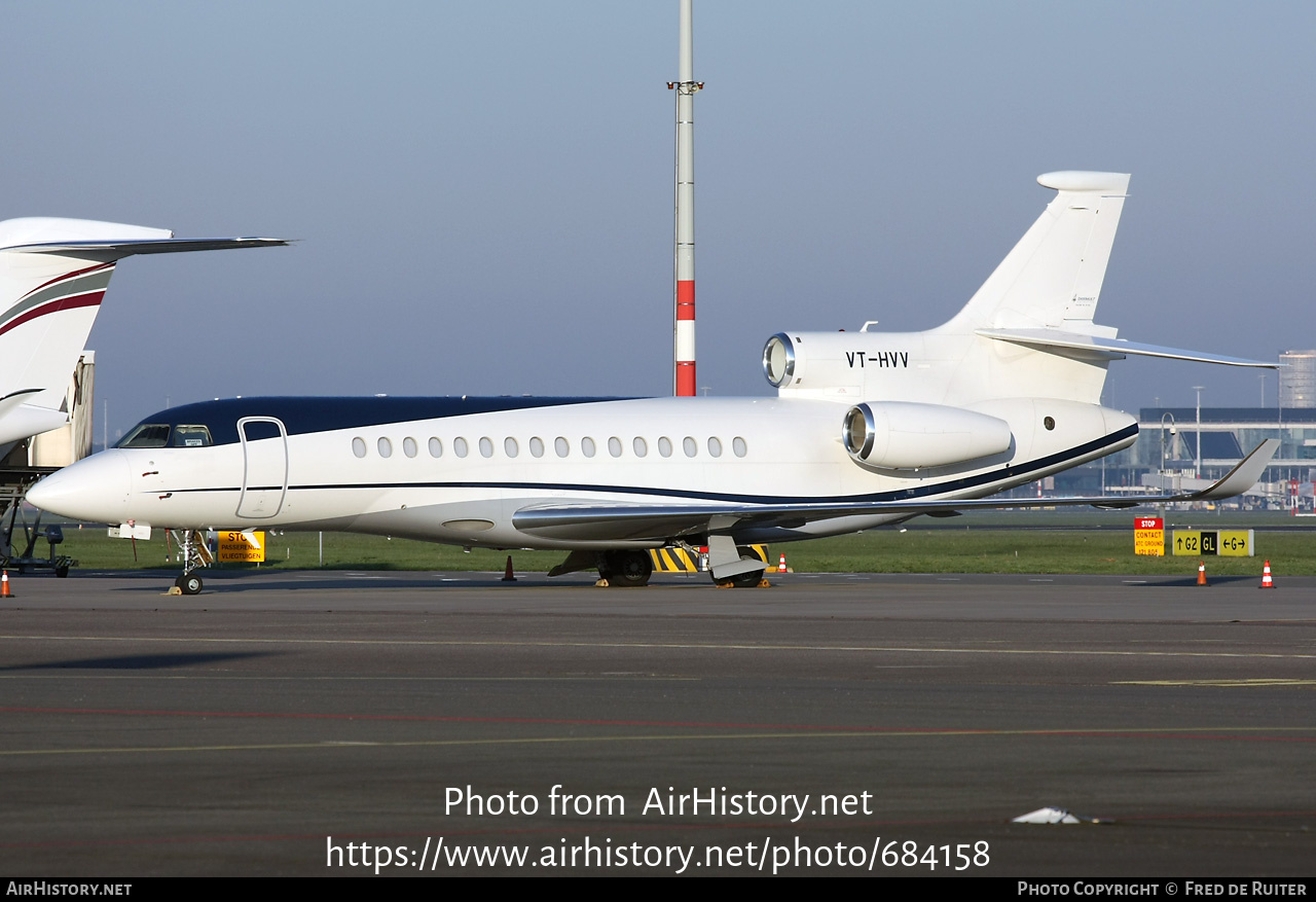 Aircraft Photo of VT-HVV | Dassault Falcon 8X | AirHistory.net #684158