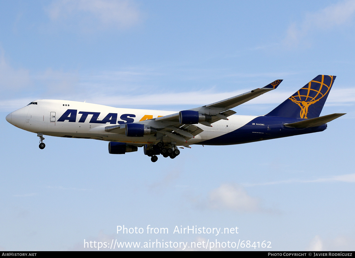 Aircraft Photo of N445MC | Boeing 747-4B5F/ER/SCD | Atlas Air | AirHistory.net #684162