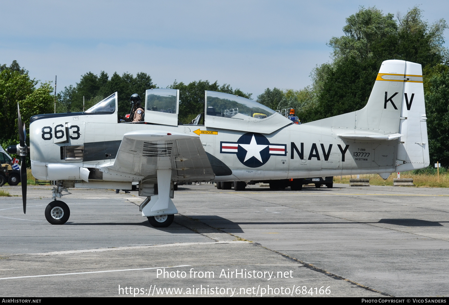 Aircraft Photo of N377WW / NX377WW / 137777 | North American T-28B Trojan | USA - Navy | AirHistory.net #684166