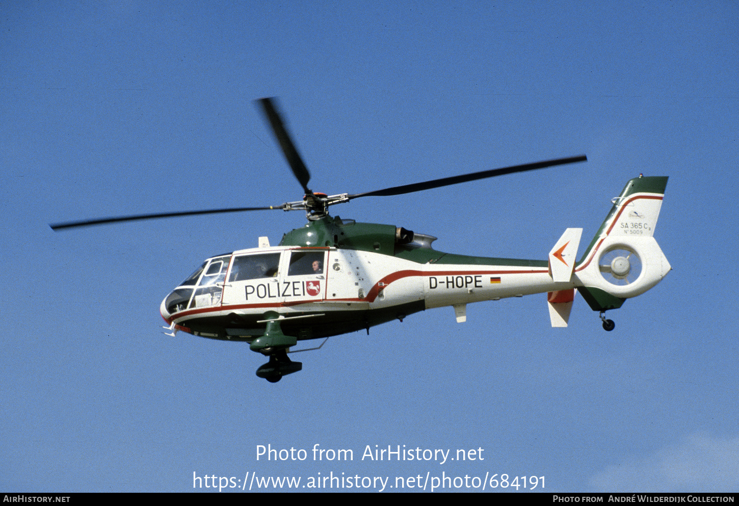 Aircraft Photo of D-HOPE | Aerospatiale SA-365C-2 Dauphin 2 | Polizei | AirHistory.net #684191