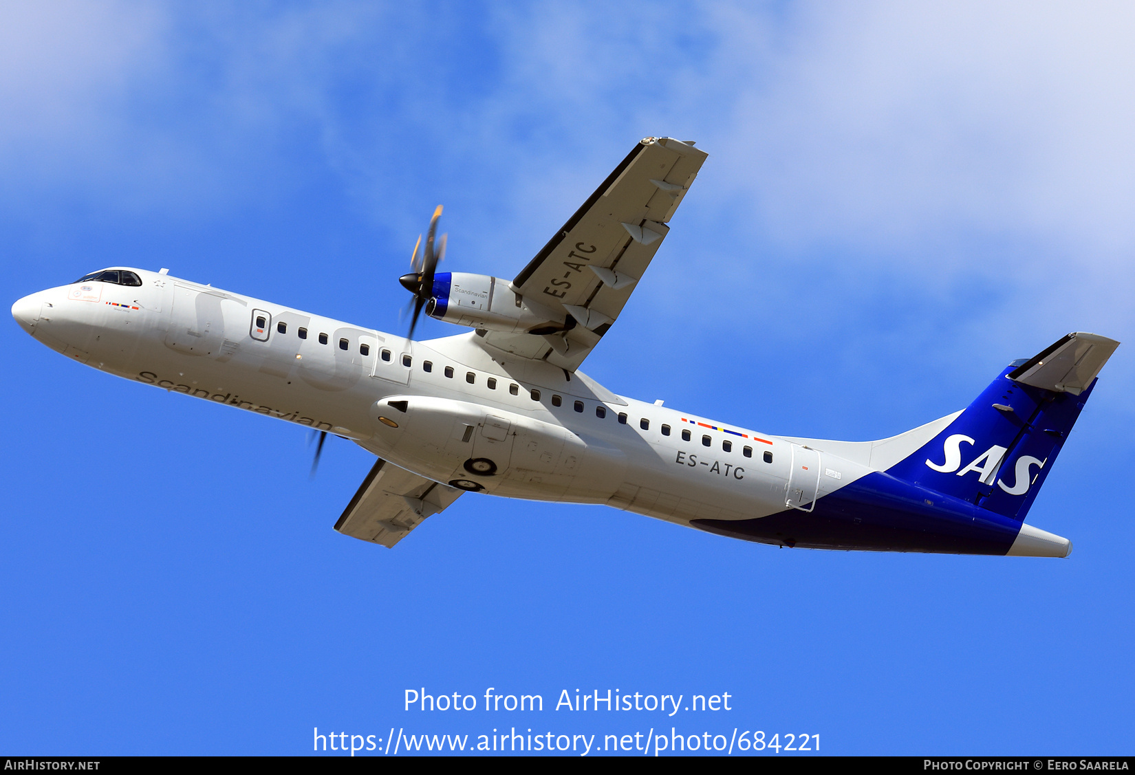 Aircraft Photo of ES-ATC | ATR ATR-72-600 (ATR-72-212A) | Scandinavian Airlines - SAS | AirHistory.net #684221