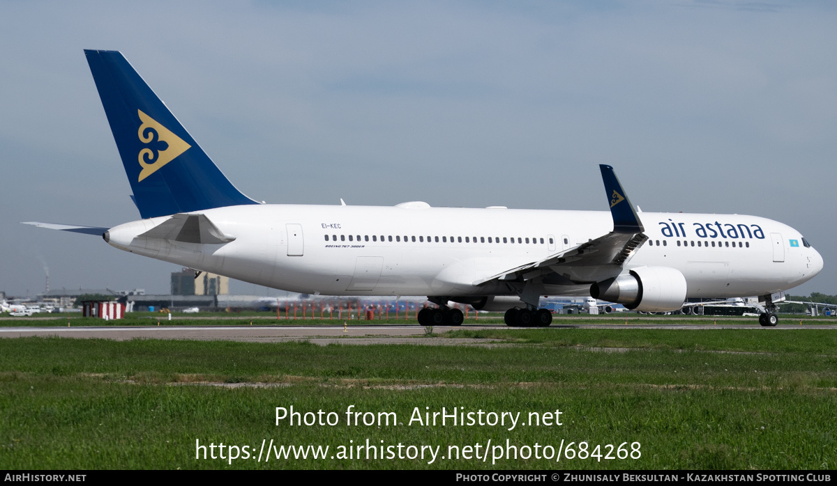 Aircraft Photo of EI-KEC | Boeing 767-3KY/ER | Air Astana | AirHistory.net #684268