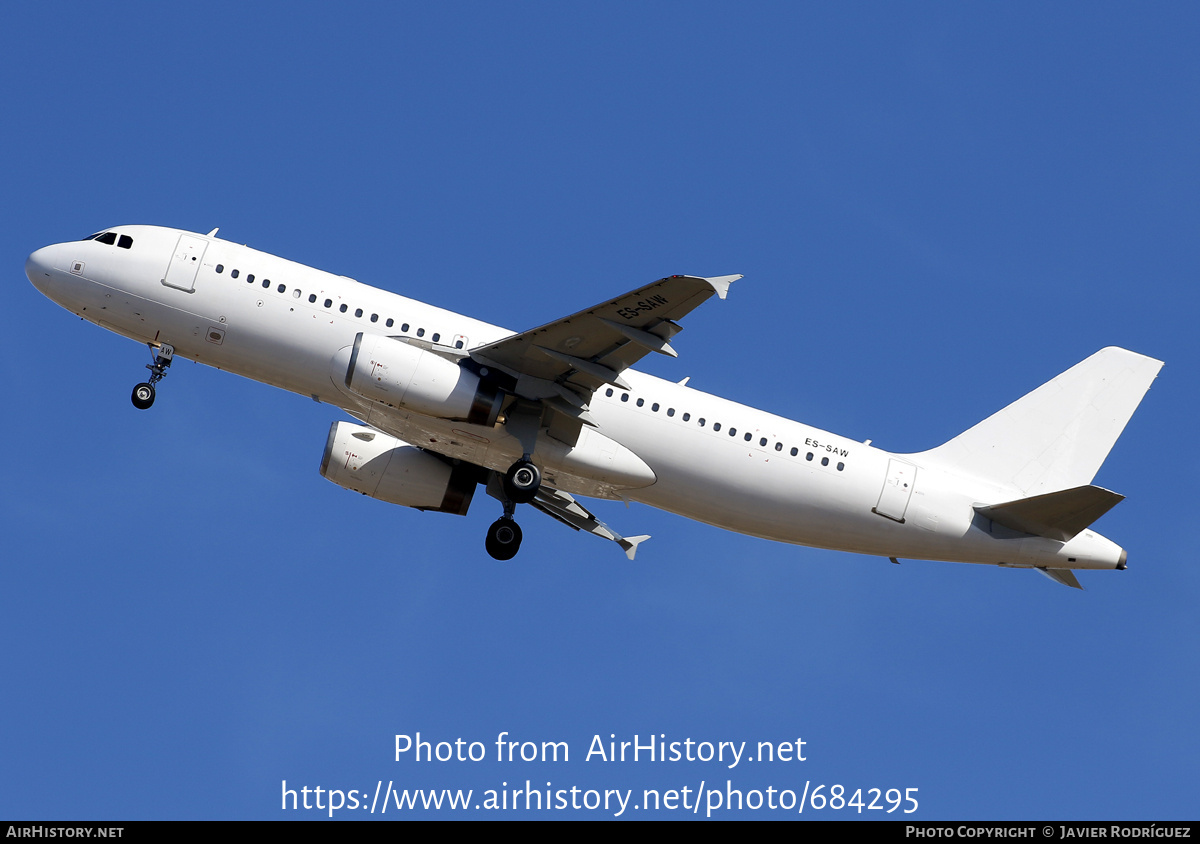 Aircraft Photo of ES-SAW | Airbus A320-232 | AirHistory.net #684295