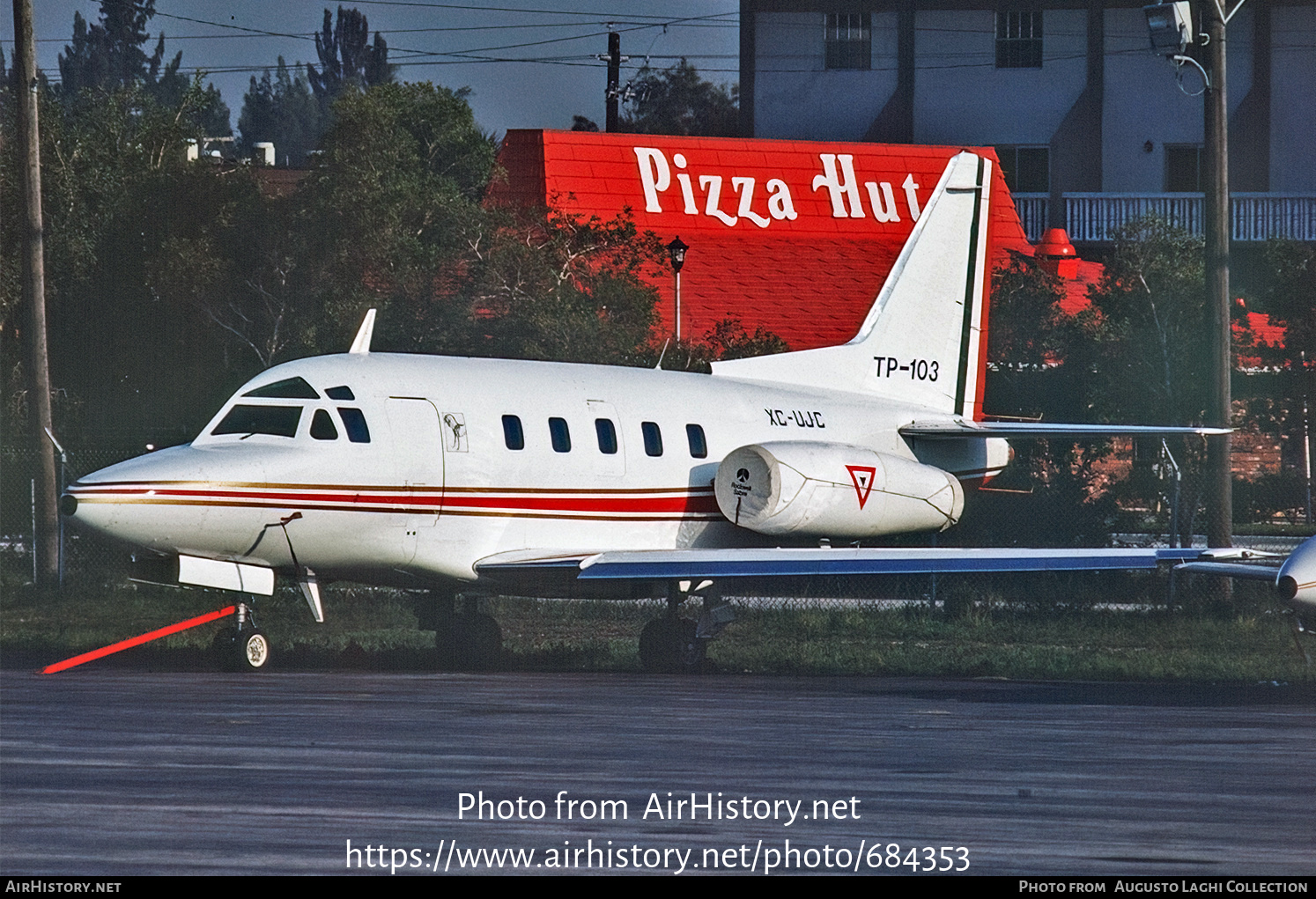 Aircraft Photo of TP-103 / XC-UJC | North American Rockwell NA-380 Sabreliner 80 | Mexico - Air Force | AirHistory.net #684353