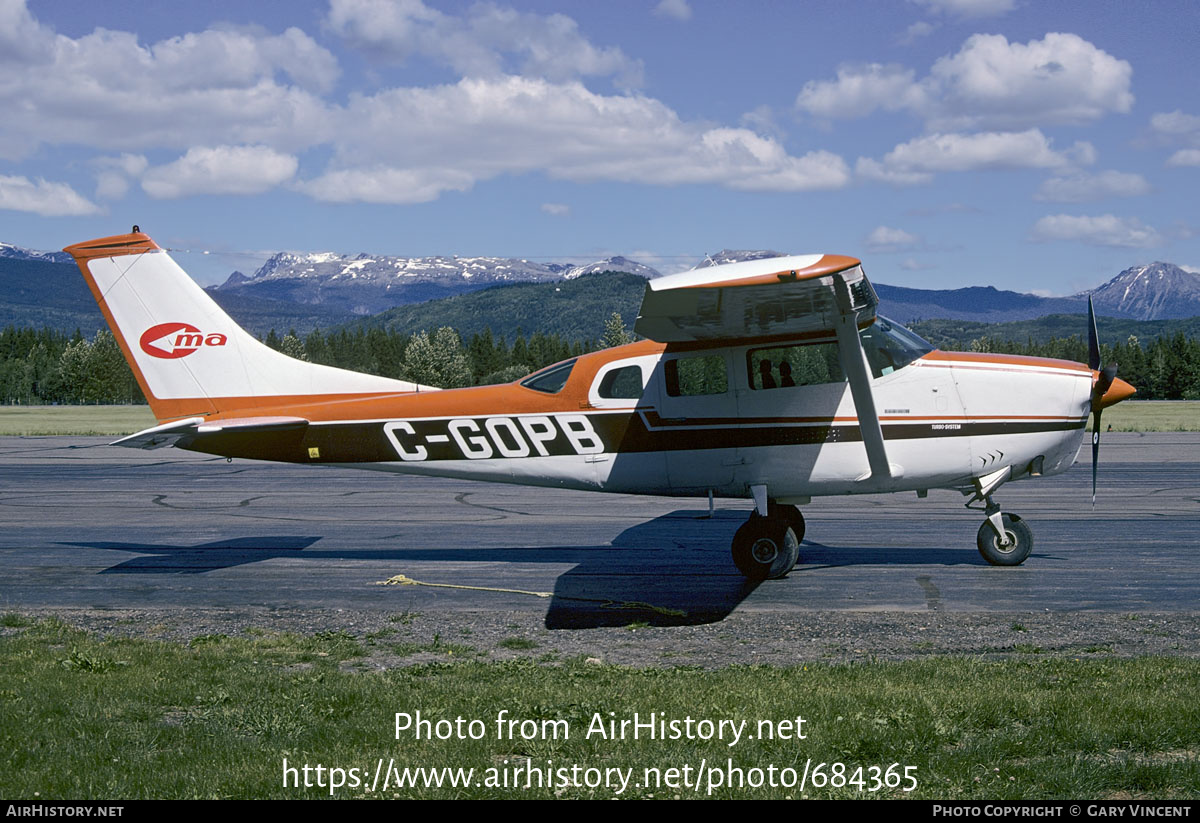 Aircraft Photo of C-GOPB | Cessna TU206C Turbo Super Skywagon | Central Mountain Air - CMA | AirHistory.net #684365