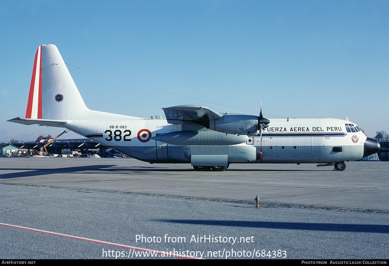 Aircraft Photo of 382 / OB-R-1183 | Lockheed L-100-20 Hercules (382E) | Peru - Air Force | AirHistory.net #684383