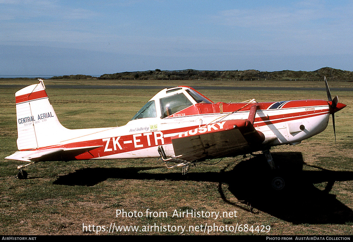 Aircraft Photo of ZK-ETR | Cessna T188C Ag Husky | Central Aerial Co-Op Society | AirHistory.net #684429