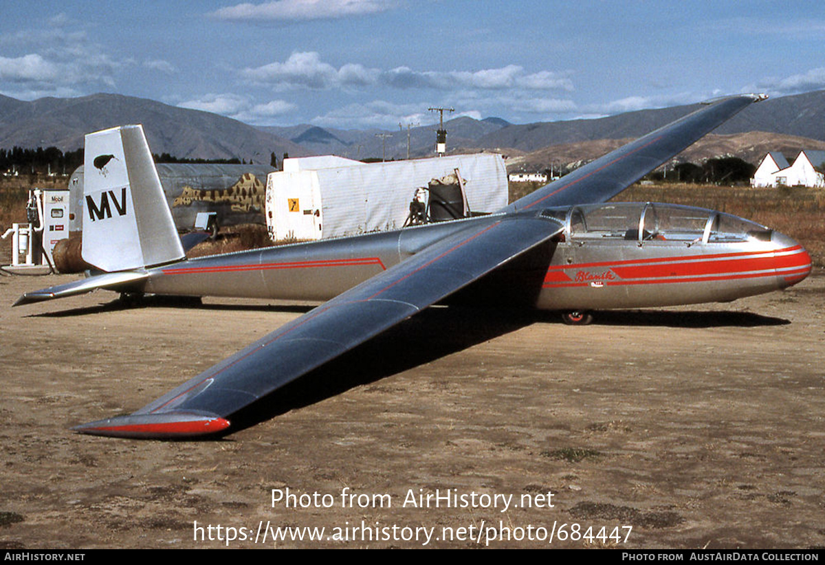 Aircraft Photo of ZK-GMV / MV | Let L-13 Blanik | AirHistory.net #684447