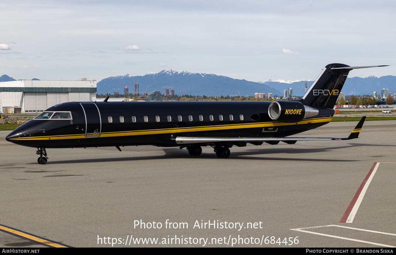 Aircraft Photo of N100VE | Bombardier Challenger 850 (CRJ-200SE/CL-600-2B19) | EPCVIP Air | AirHistory.net #684456