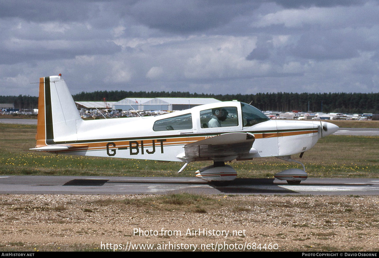 Aircraft Photo of G-BIJT | Gulfstream American AA-5A Cheetah | AirHistory.net #684460