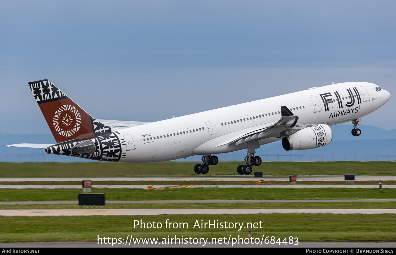 Aircraft Photo of DQ-FJU | Airbus A330-243 | Fiji Airways | AirHistory.net #684483