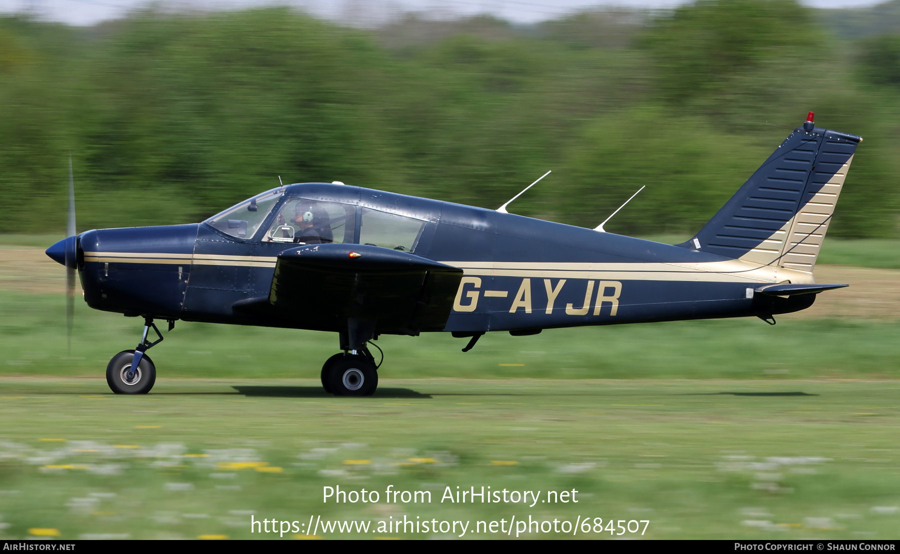 Aircraft Photo of G-AYJR | Piper PA-28-140 Cherokee C | AirHistory.net #684507