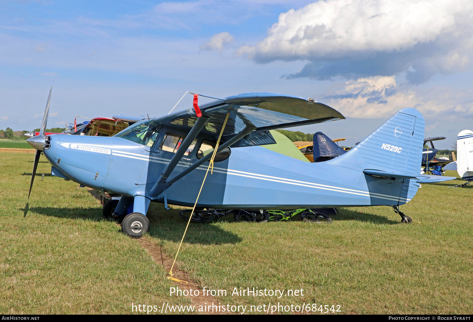 Aircraft Photo of N529C | Stinson 108-3 Voyager | AirHistory.net #684542