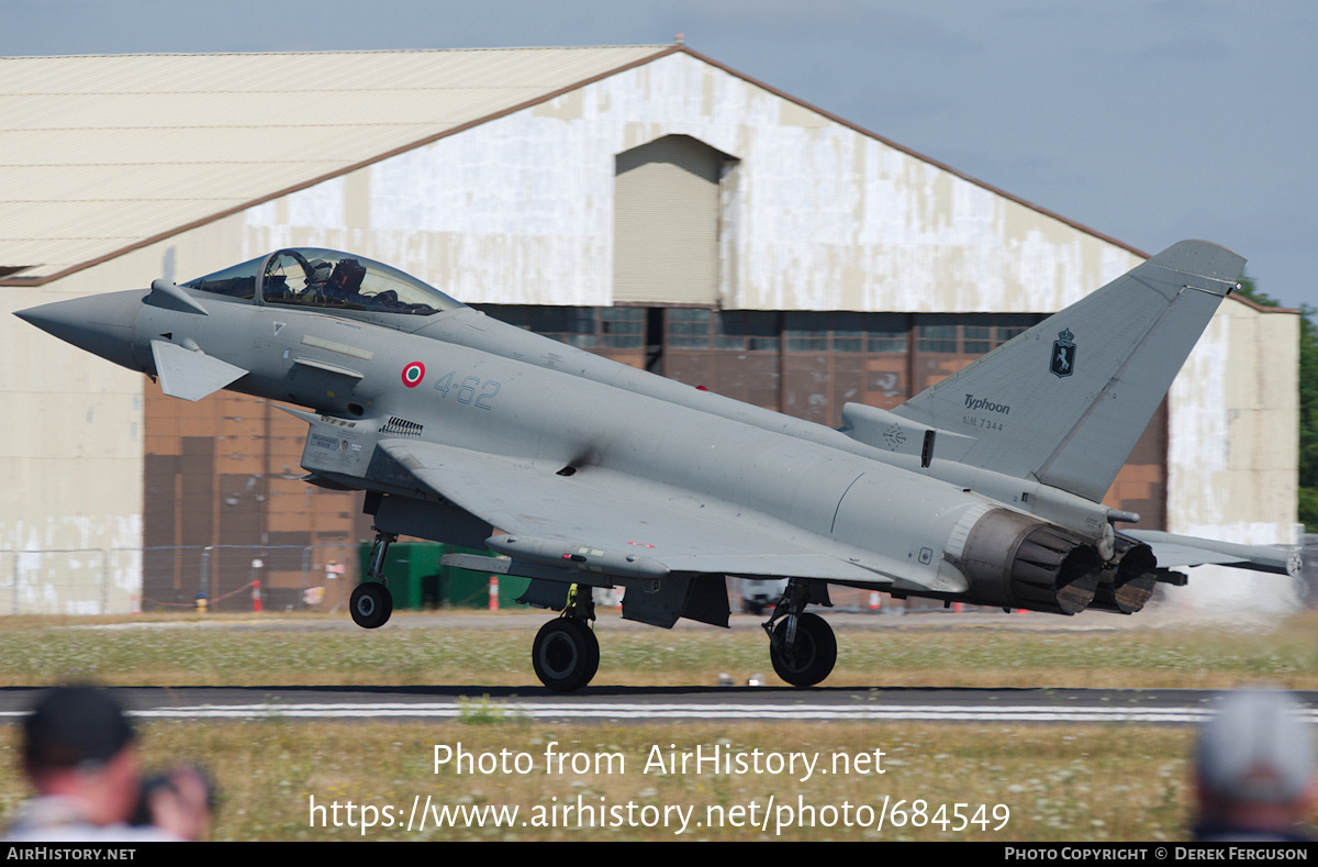 Aircraft Photo of MM7344 | Eurofighter F-2000A Typhoon | Italy - Air Force | AirHistory.net #684549