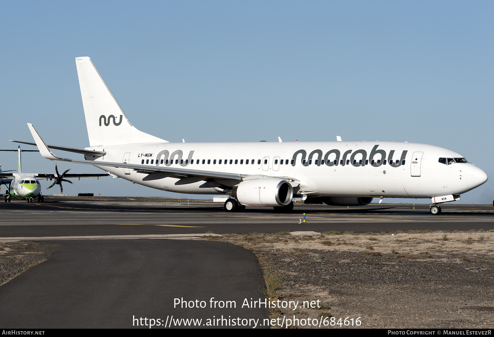 Aircraft Photo of LY-MGM | Boeing 737-8EH | Marabu Airlines | AirHistory.net #684616