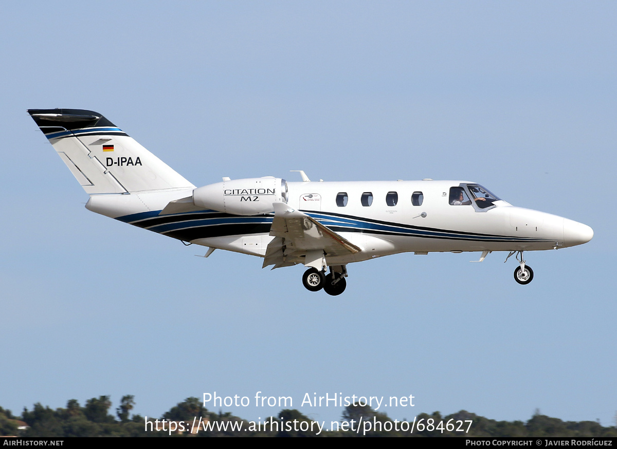 Aircraft Photo of D-IPAA | Cessna 525 CitationJet M2 | AirHistory.net #684627