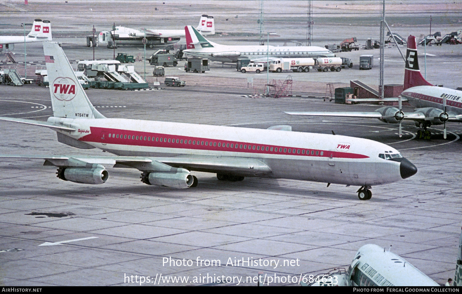 Aircraft Photo of N764TW | Boeing 707-331 | Trans World Airlines - TWA | AirHistory.net #684633