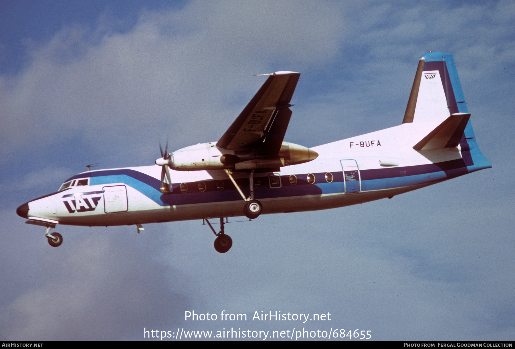 Aircraft Photo of F-BUFA | Fokker F27-200 Friendship | AirHistory.net #684655