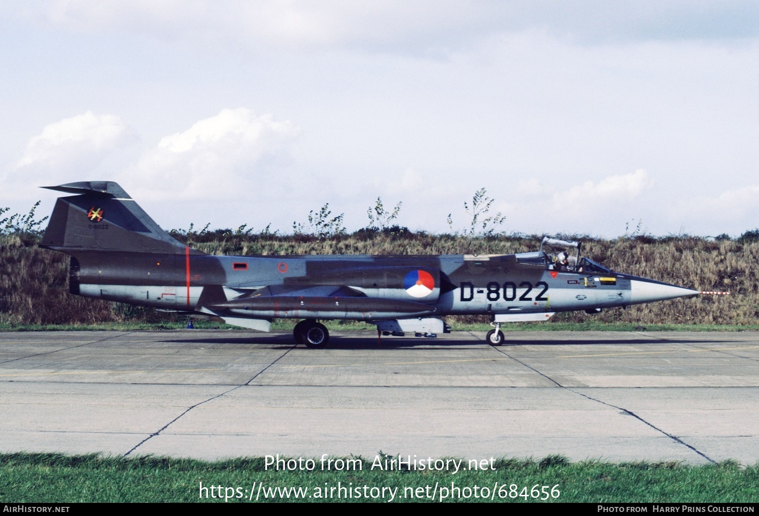 Aircraft Photo of D-8022 | Lockheed F-104G Starfighter | Netherlands - Air Force | AirHistory.net #684656