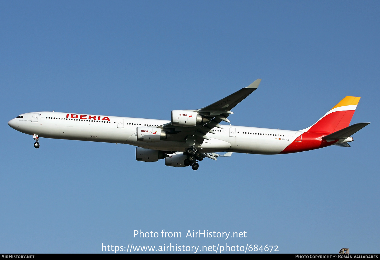 Aircraft Photo of EC-JLE | Airbus A340-642 | Iberia | AirHistory.net #684672