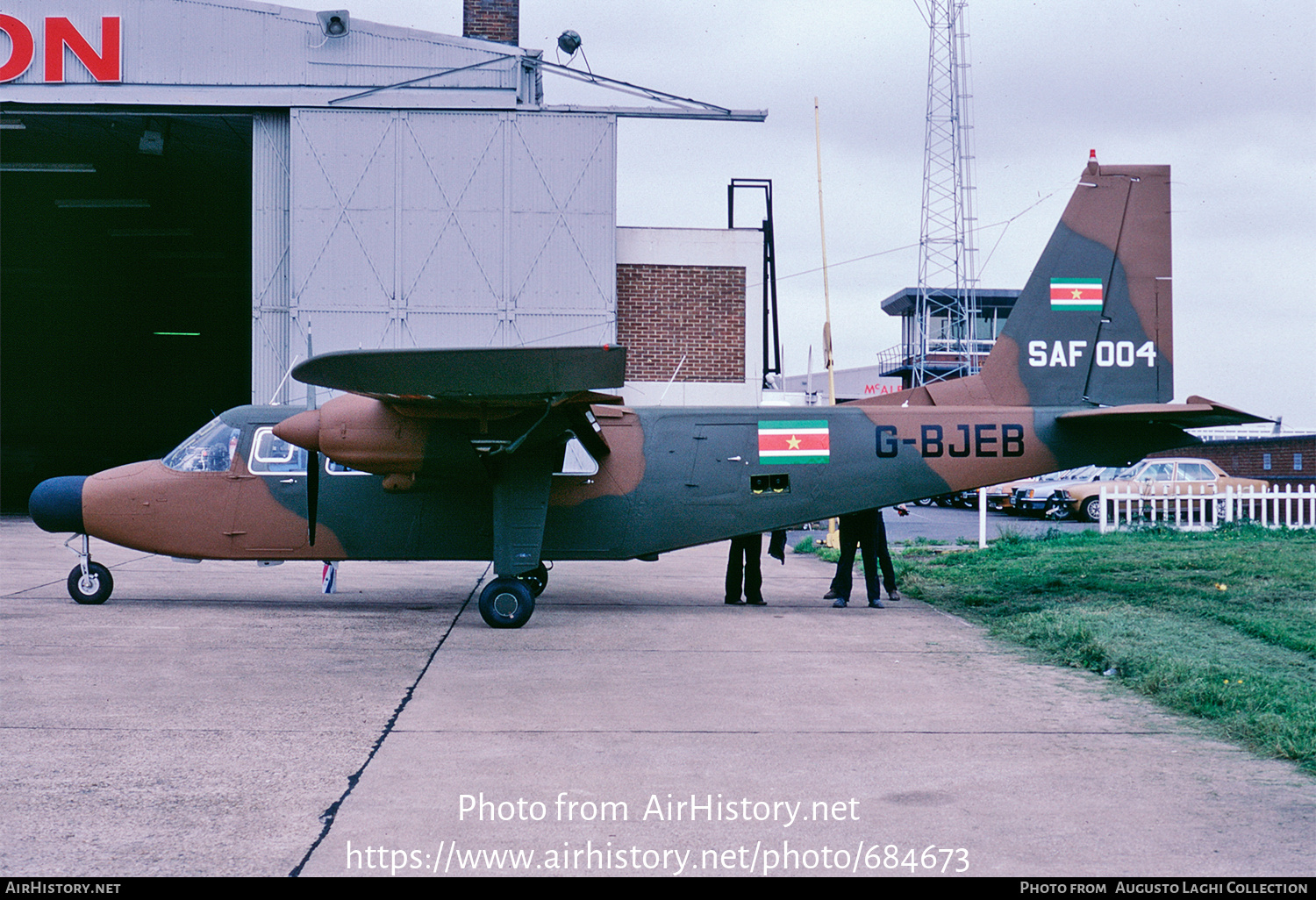 Aircraft Photo of SAF004 / G-BJEB | Britten-Norman BN-2B-21 Islander | Suriname - Air Force | AirHistory.net #684673