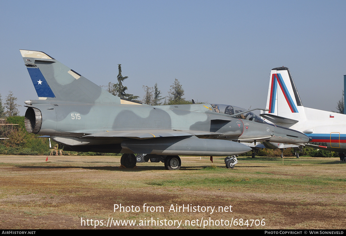 Aircraft Photo of 515 | Dassault Mirage 50DCM Pantera | Chile - Air Force | AirHistory.net #684706