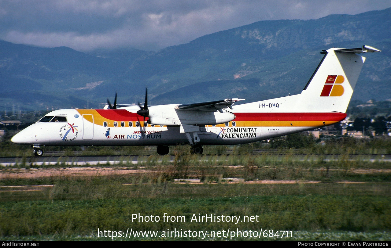 Aircraft Photo of PH-DMQ | Bombardier DHC-8-315Q Dash 8 | Iberia Regional | AirHistory.net #684711