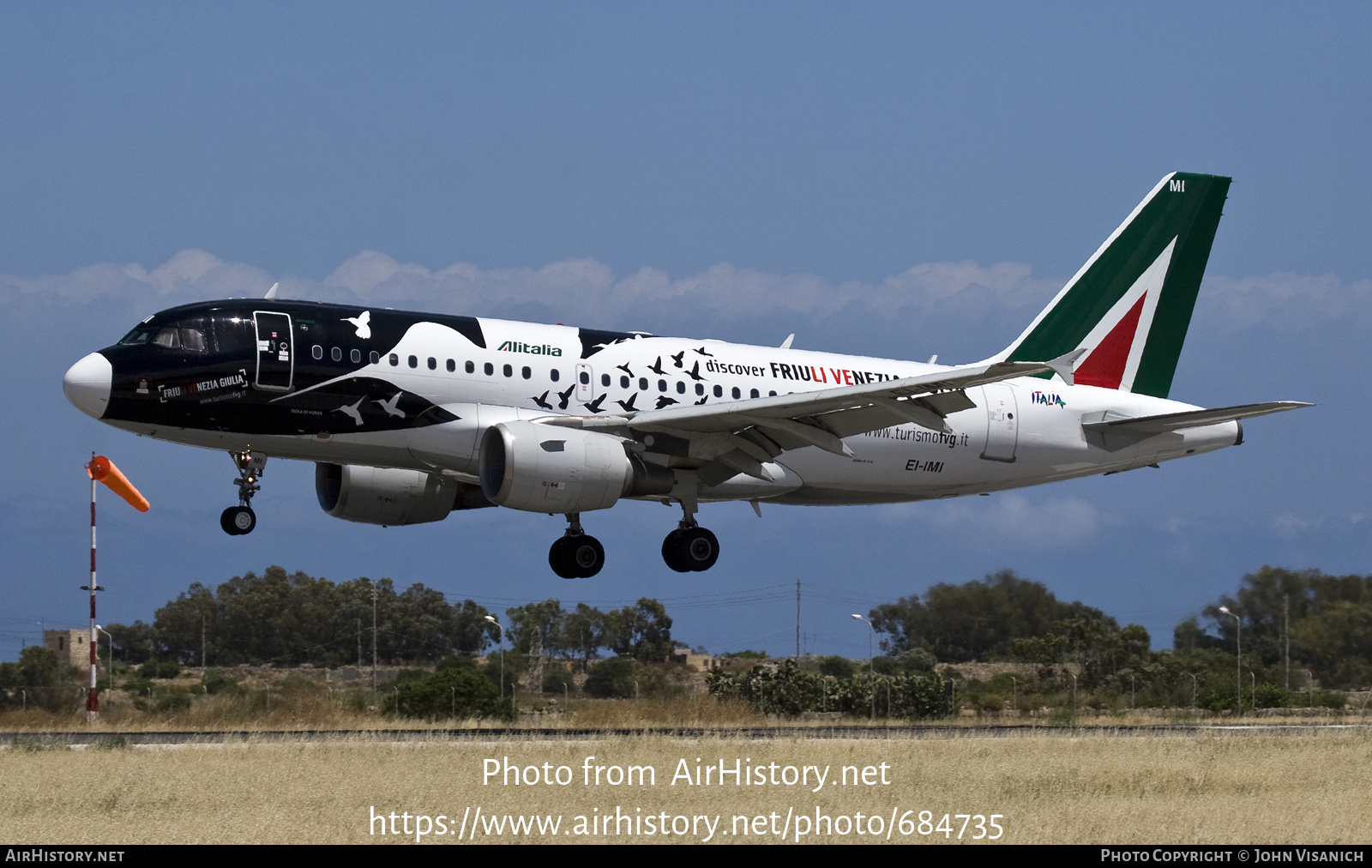 Aircraft Photo of EI-IMI | Airbus A319-112 | Alitalia | AirHistory.net #684735