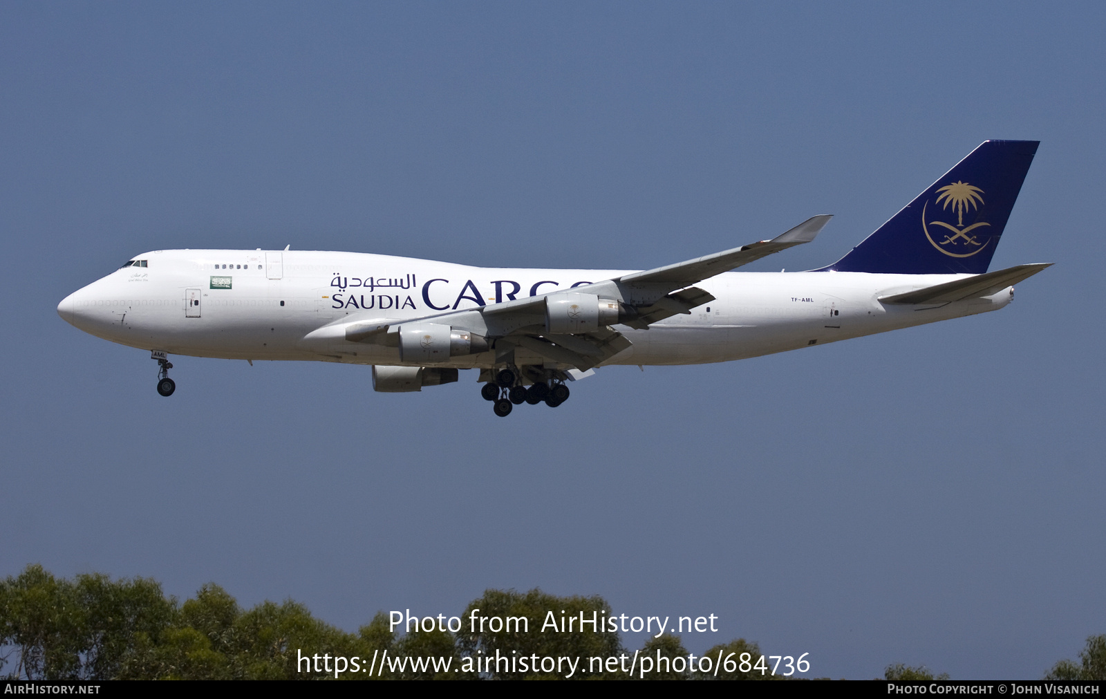 Aircraft Photo of TF-AML | Boeing 747-4H6M(BCF) | Saudia - Saudi Arabian Airlines Cargo | AirHistory.net #684736