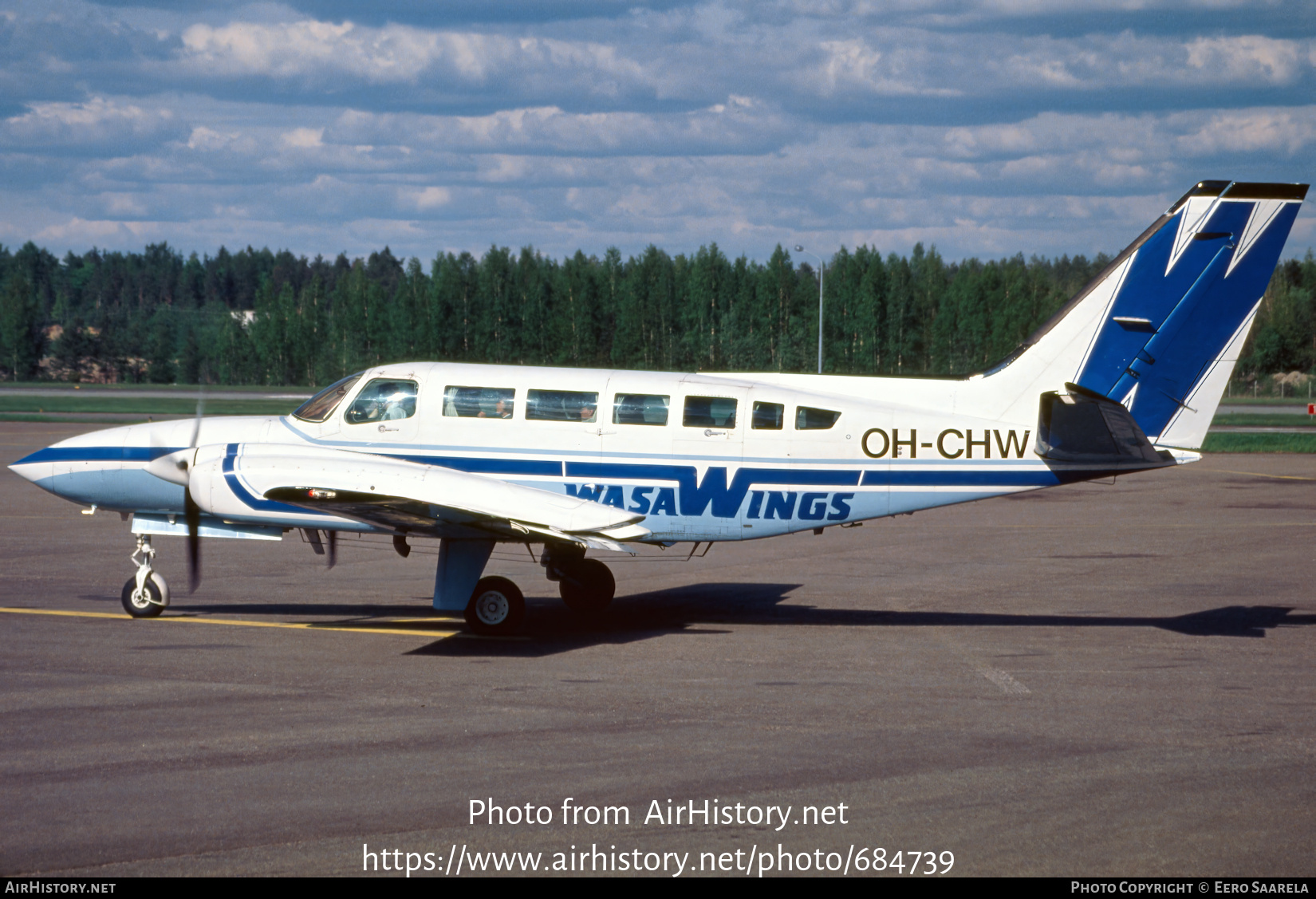 Aircraft Photo of OH-CHW | Cessna 404 Titan Ambassador | Wasawings | AirHistory.net #684739