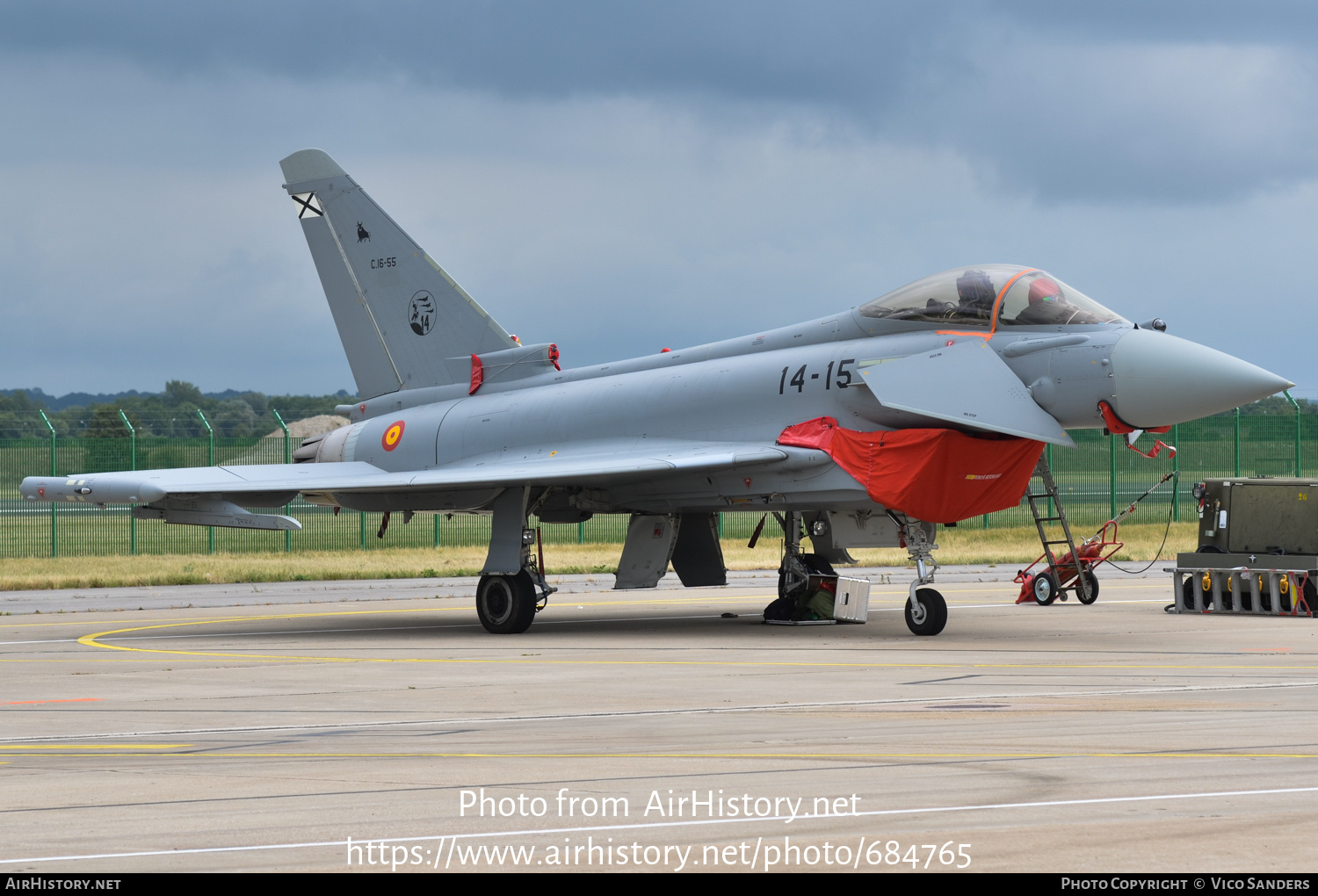 Aircraft Photo of C.16-55 | Eurofighter EF-2000 Typhoon S | Spain - Air Force | AirHistory.net #684765