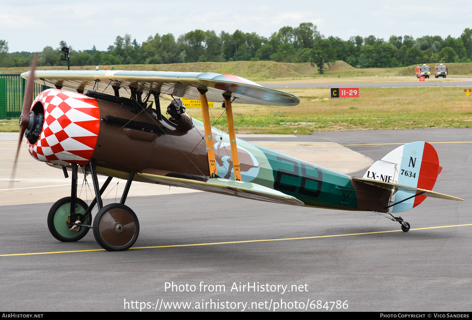 Aircraft Photo of LX-NIE / N7634 | Nieuport 28 (replica) | France - Air Force | AirHistory.net #684786