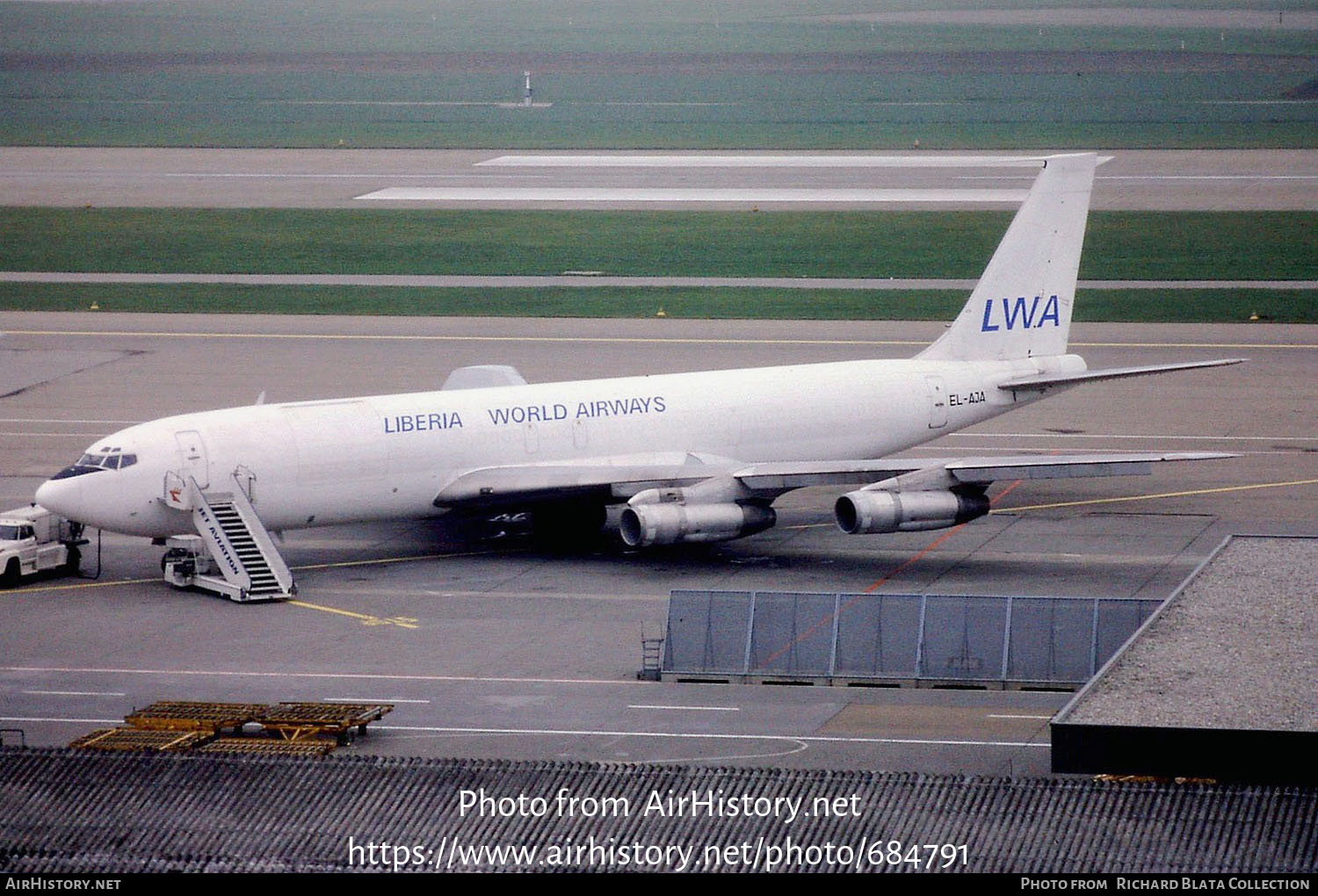 Aircraft Photo of EL-AJA | Boeing 707-321C | LWA - Liberia World Airlines | AirHistory.net #684791