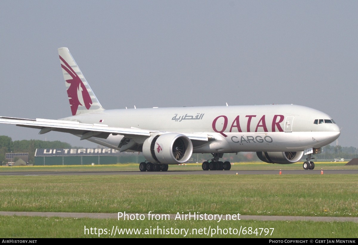 Aircraft Photo of A7-BFX | Boeing 777-F | Qatar Airways Cargo | AirHistory.net #684797