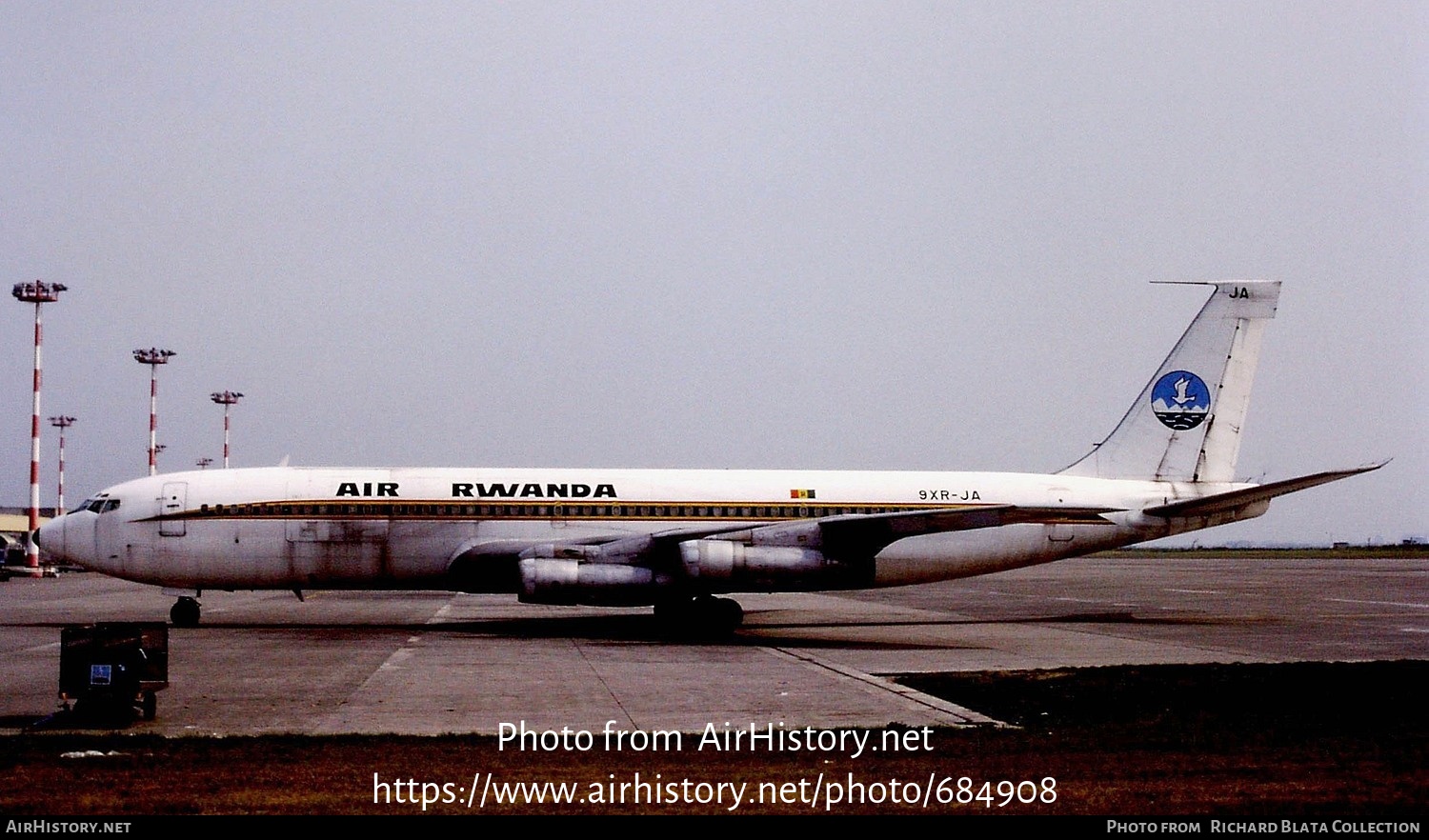 Aircraft Photo of 9XR-JA | Boeing 707-328C | Air Rwanda | AirHistory.net #684908