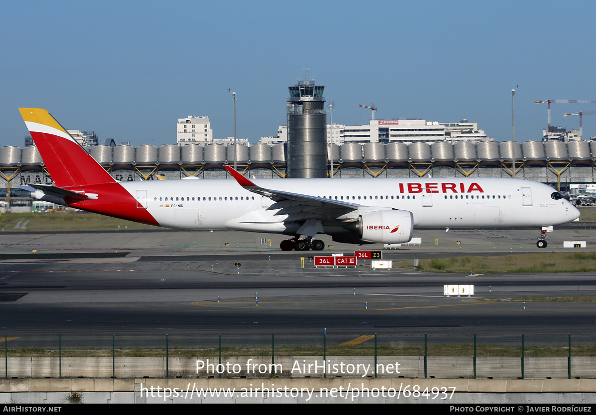 Aircraft Photo of EC-NIG | Airbus A350-941 | Iberia | AirHistory.net #684937