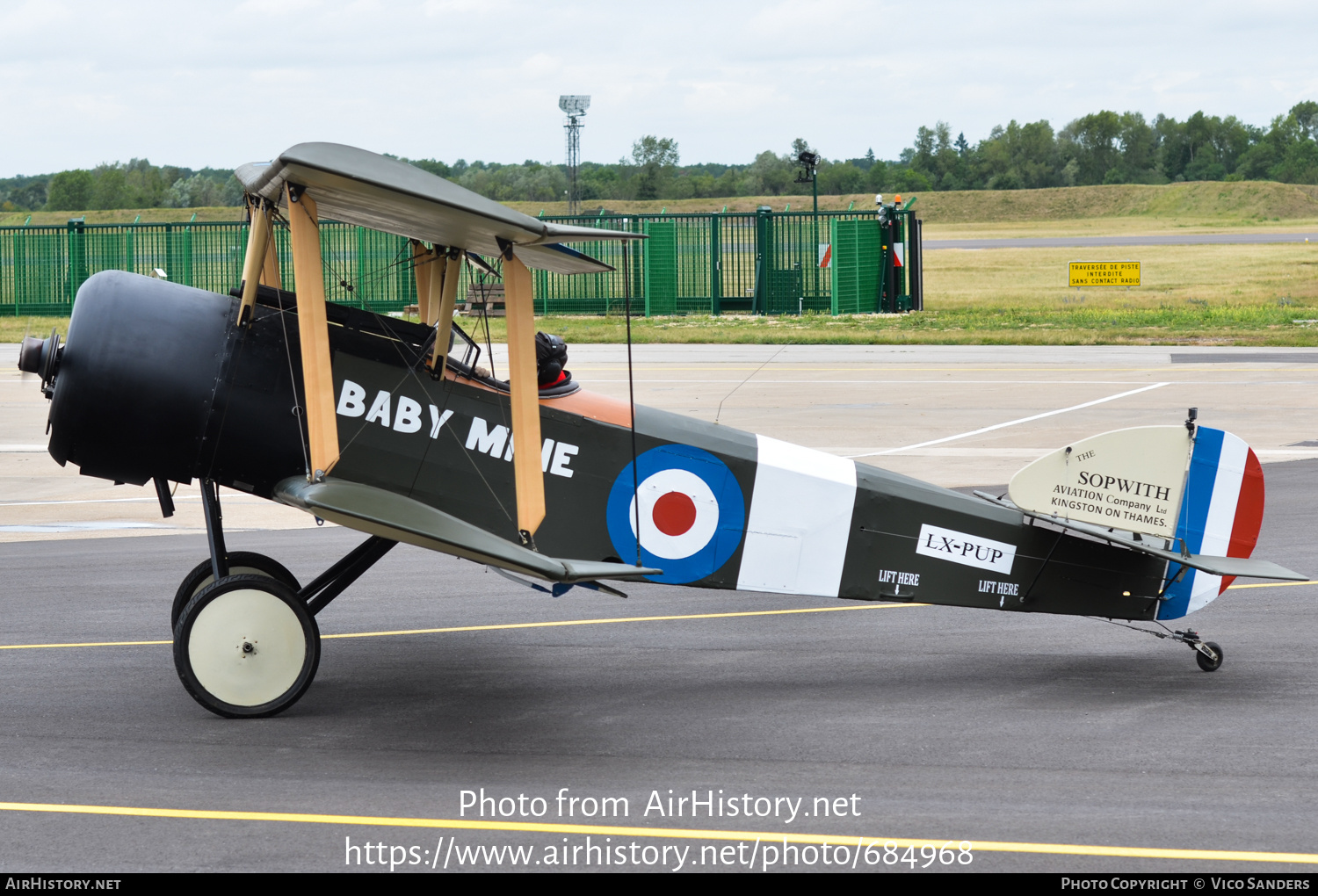 Aircraft Photo of LX-PUP | Sopwith Pup | UK - Air Force | AirHistory.net #684968