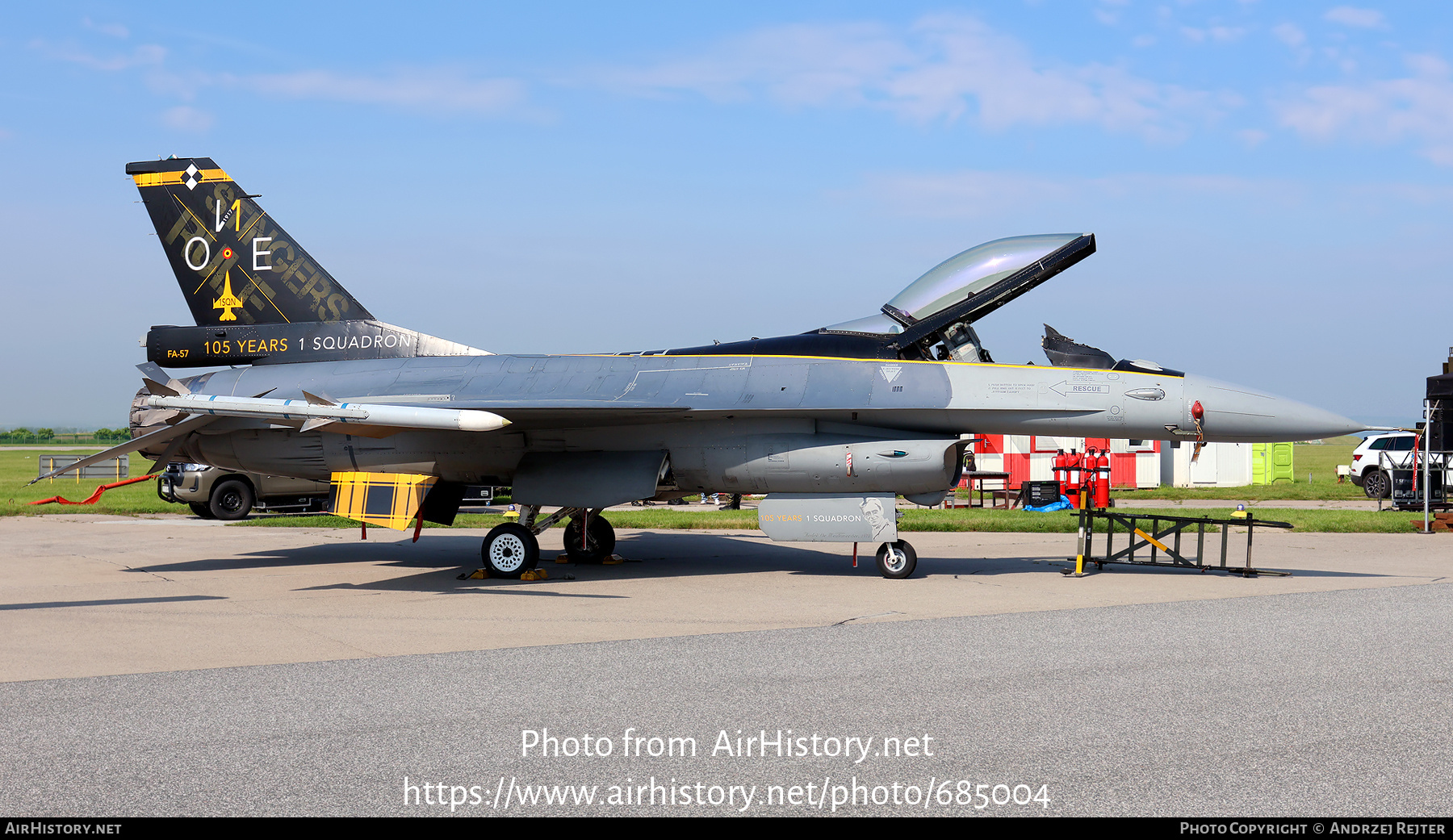 Aircraft Photo of FA-57 | General Dynamics F-16AM Fighting Falcon | Belgium - Air Force | AirHistory.net #685004