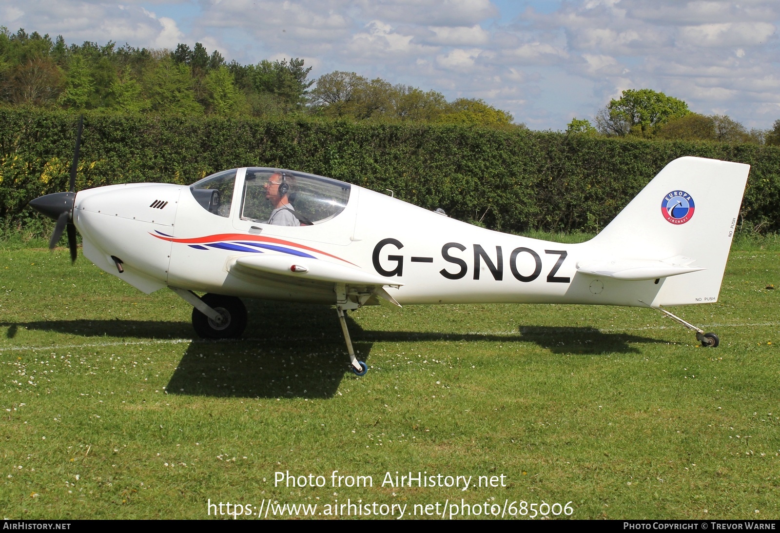 Aircraft Photo of G-SNOZ | Europa Aircraft Europa | AirHistory.net #685006