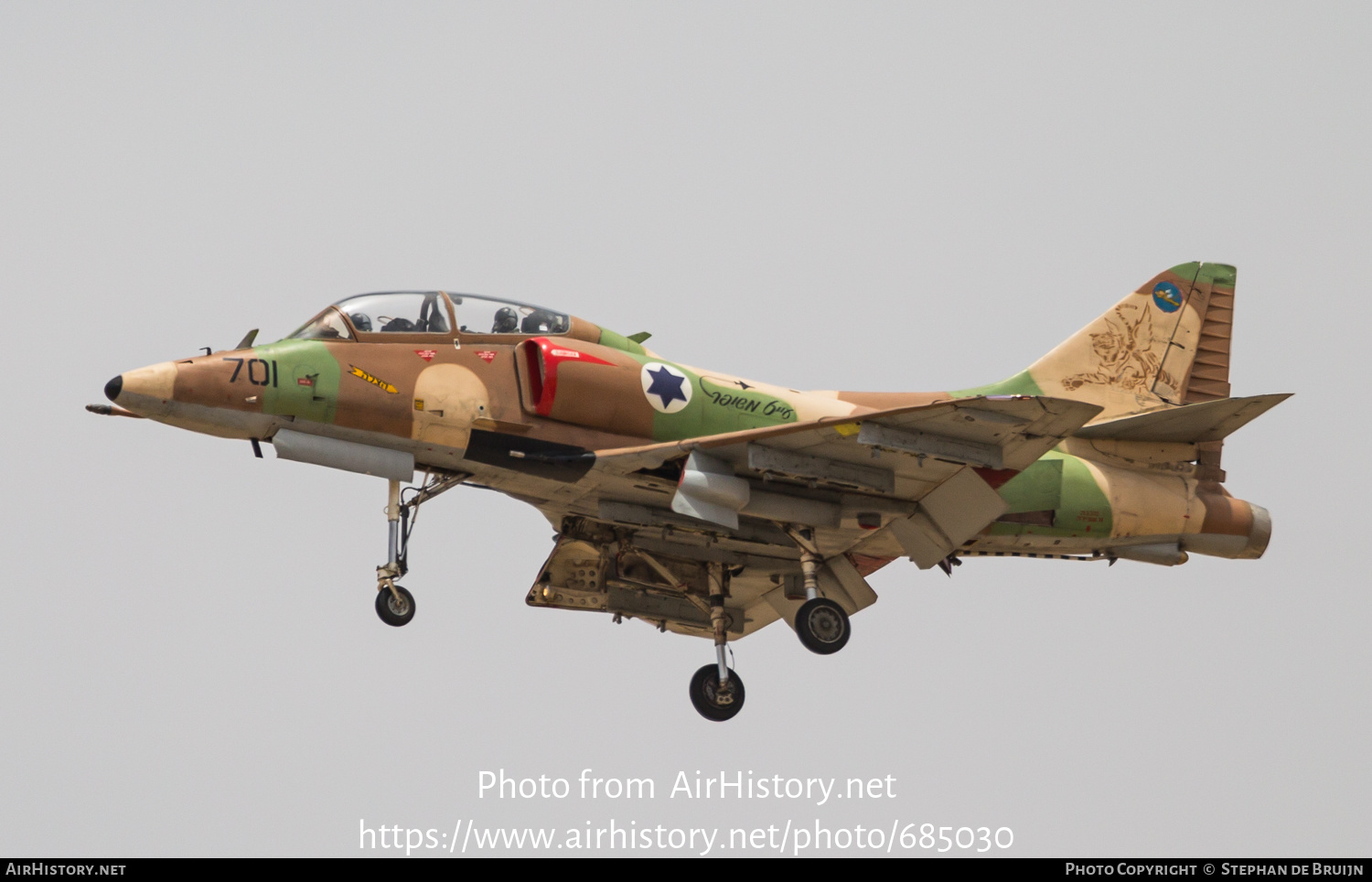 Aircraft Photo of 701 | McDonnell Douglas TA-4J Skyhawk (Aa-it) | Israel - Air Force | AirHistory.net #685030