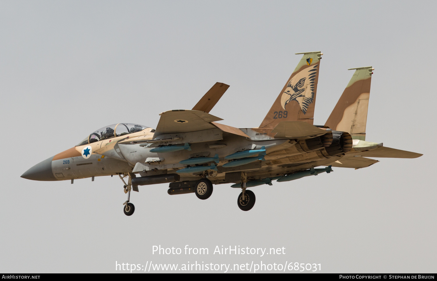 Aircraft Photo of 269 | Boeing F-15I Ra'am | Israel - Air Force | AirHistory.net #685031