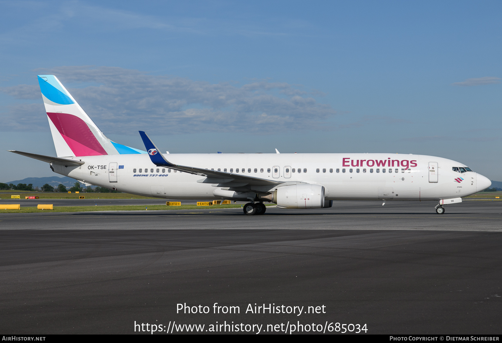 Aircraft Photo of OK-TSE | Boeing 737-81D | Eurowings | AirHistory.net #685034