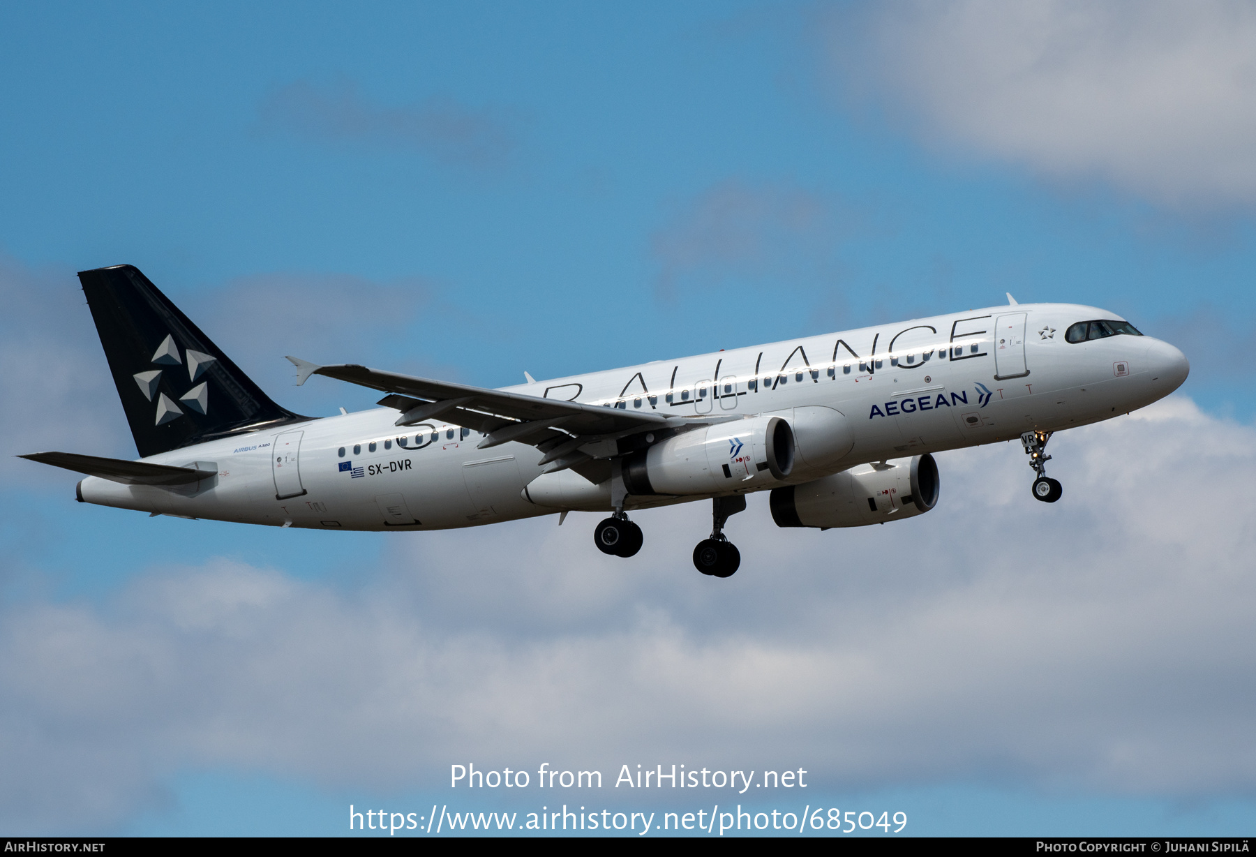 Aircraft Photo of SX-DVR | Airbus A320-232 | Aegean Airlines | AirHistory.net #685049