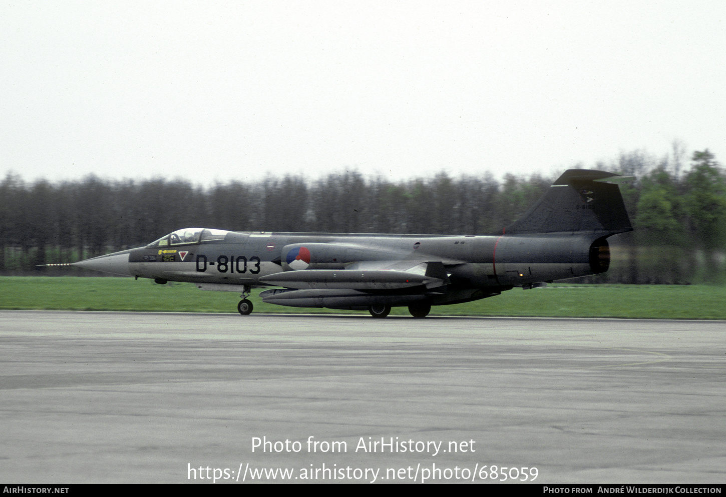 Aircraft Photo of D-8103 | Lockheed RF-104G Starfighter | Netherlands - Air Force | AirHistory.net #685059