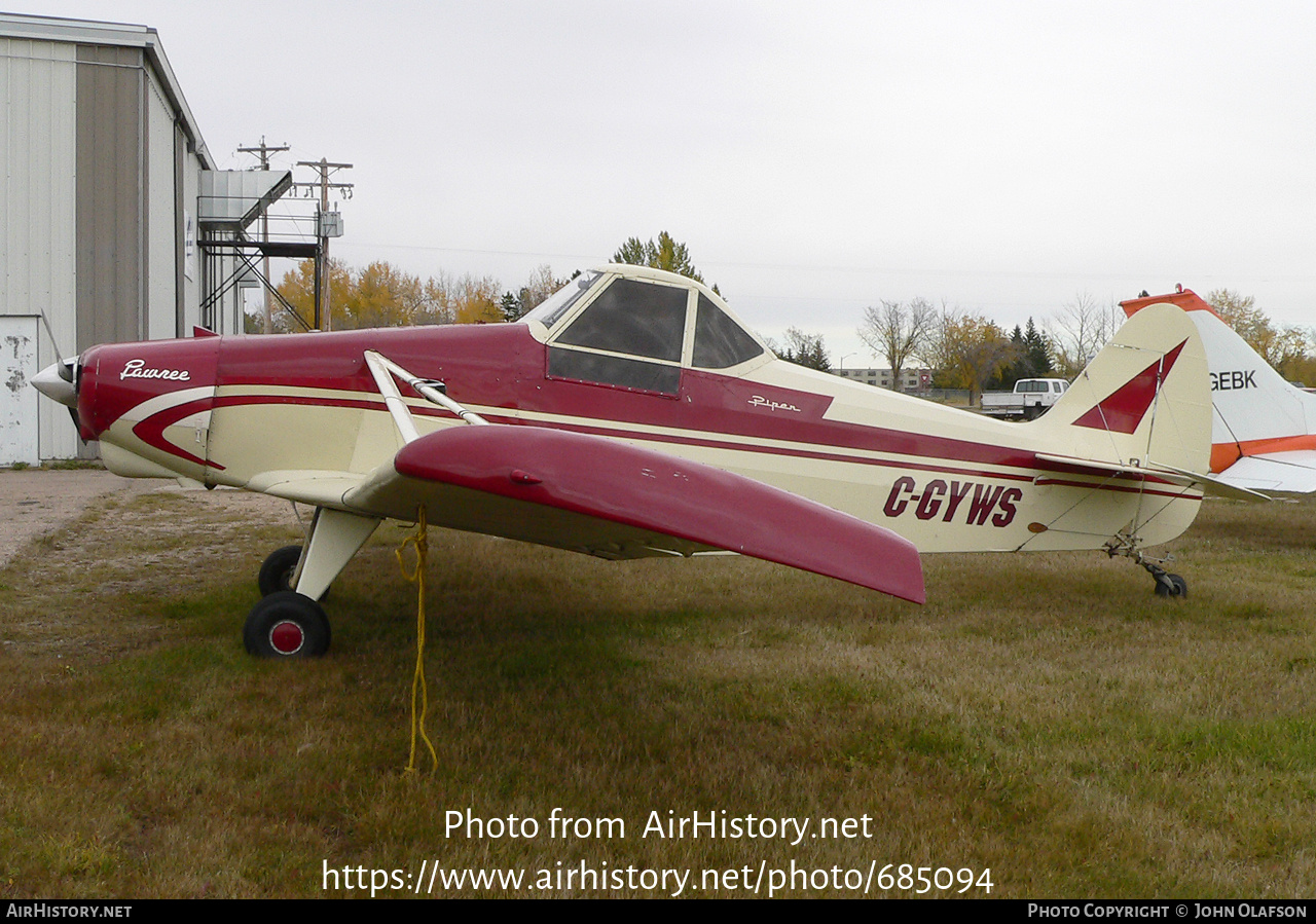 Aircraft Photo of C-GYWS | Piper PA-25 Pawnee | AirHistory.net #685094