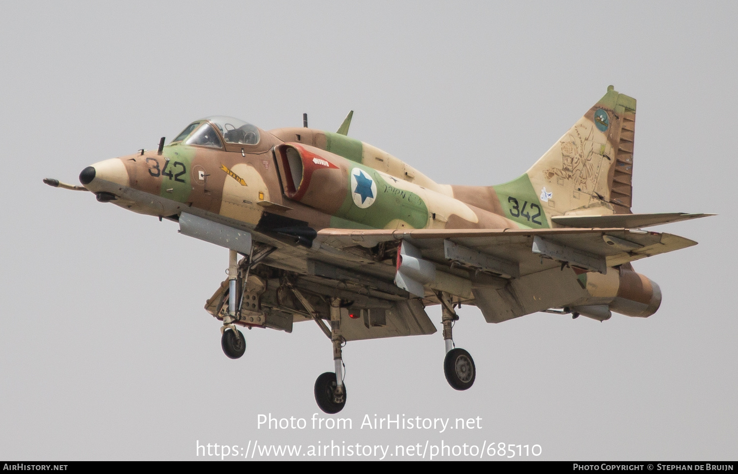 Aircraft Photo of 342 | McDonnell Douglas A-4N Skyhawk II (Aa-itM) | Israel - Air Force | AirHistory.net #685110