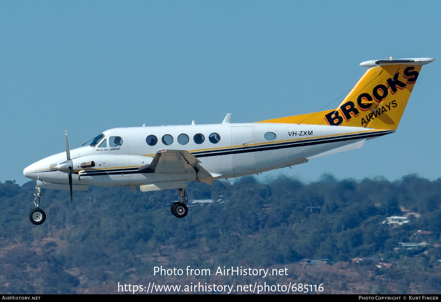 Aircraft Photo of VH-ZXM | Beech B200 Super King Air | Brooks 