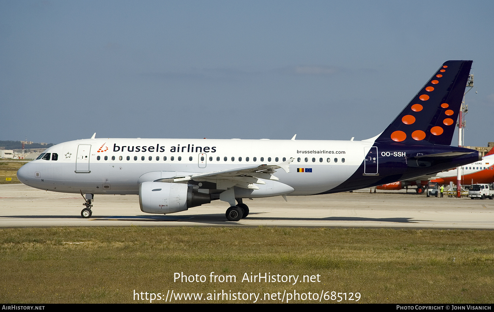 Aircraft Photo of OO-SSH | Airbus A319-112 | Brussels Airlines | AirHistory.net #685129